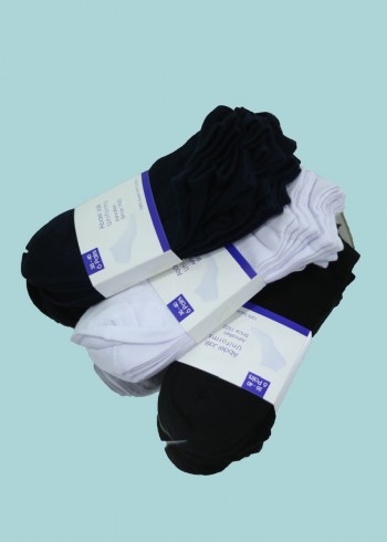 Socks set , dark blue - white - black