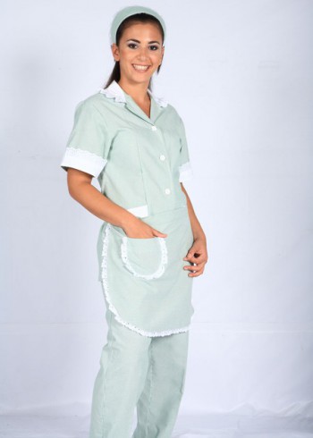uniform set green short sleeve