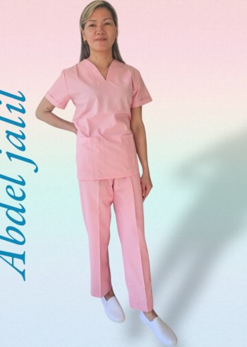 Pink v neck